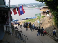Lao border at Houey Xai