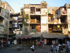 Just up from our hotel; the local slums