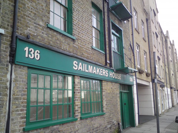Sailmakers House, Limehouses