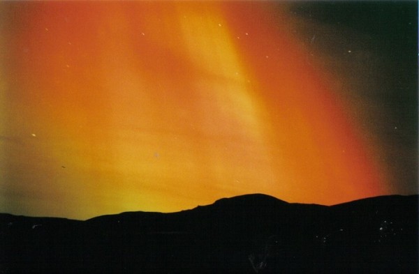 Aurora over Shetland. April 2000