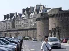 St Malo city wall