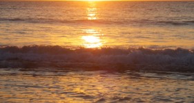 Barra Beach at sunset