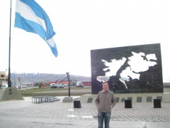 Ushuaia, the hotbed of Argentinian feelings about the nearby Malvinas/Falklands