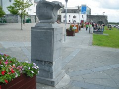 Columbus memorial in Galway