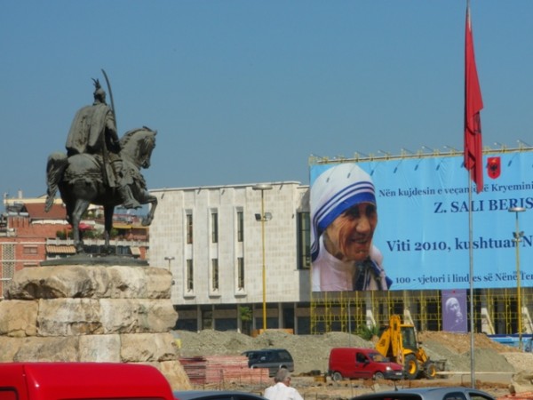 Mother Theresa, the national Albanian hero