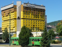 Sarajevo's famous Holiday Inn