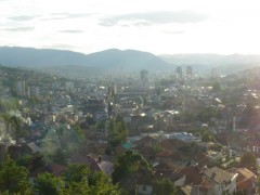 Hilltop view of the city