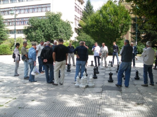 Chess game in Sarajevo 