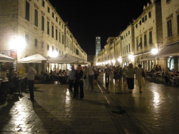 Dubrovnik's main thoroughfare