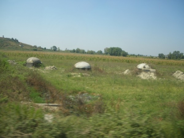 More bunkers on our journey through Albania