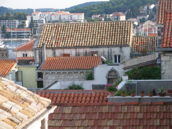 The roofs of Korcula