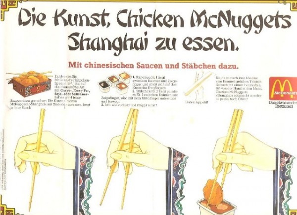 McDonalds goes Chinese in German