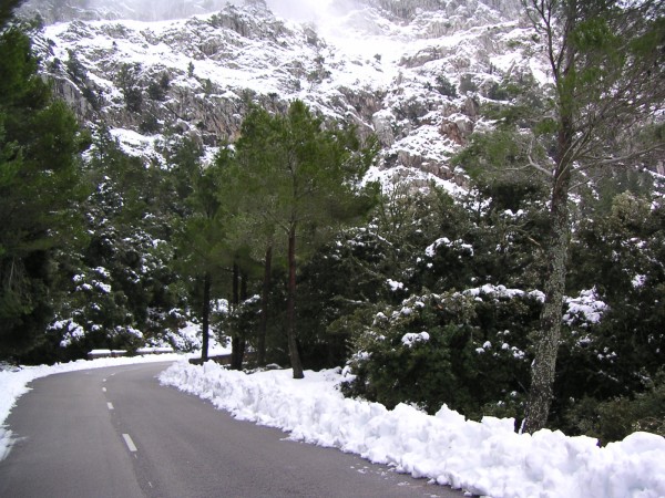 Snow in Mallorca