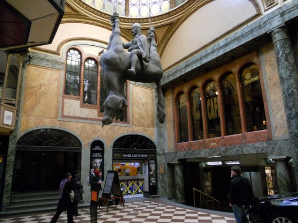 One of Prague's many beautiful arcades