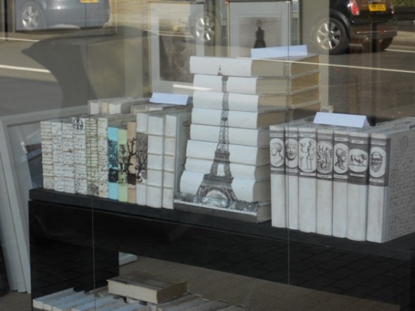 Book displays on the famous King's Road, Chelsea