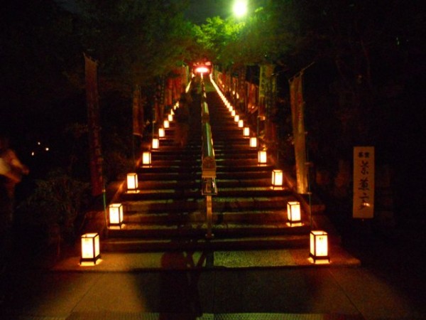 Candlelit path, Miyajima