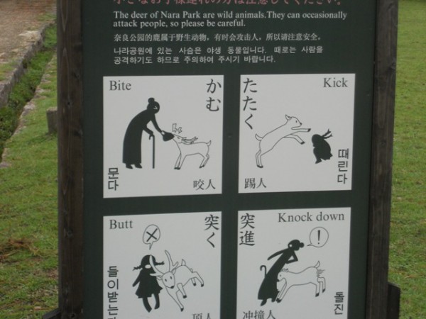 Signs that showed Japanese humour 