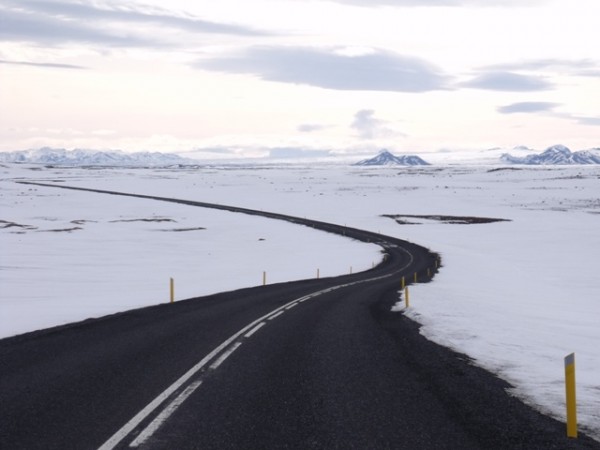Typical Icelandic road