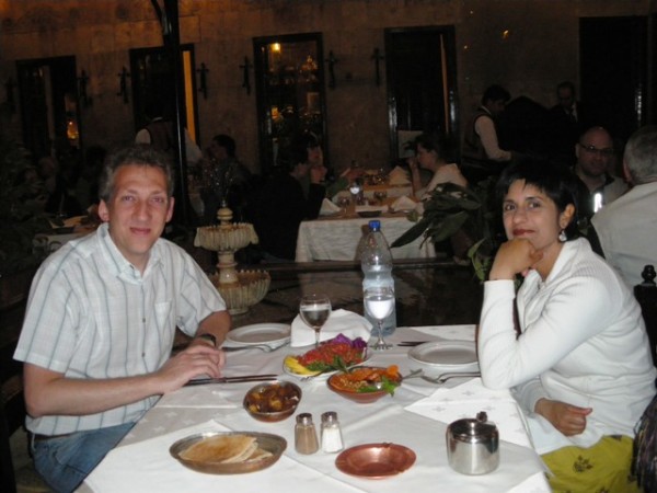 Dinner in a beautiful old Aleppan house